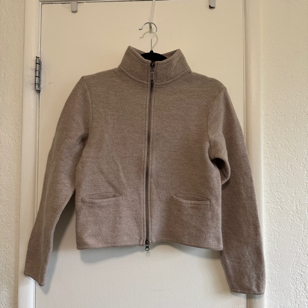 Woolrich 100% Wool Double Zip Sweater